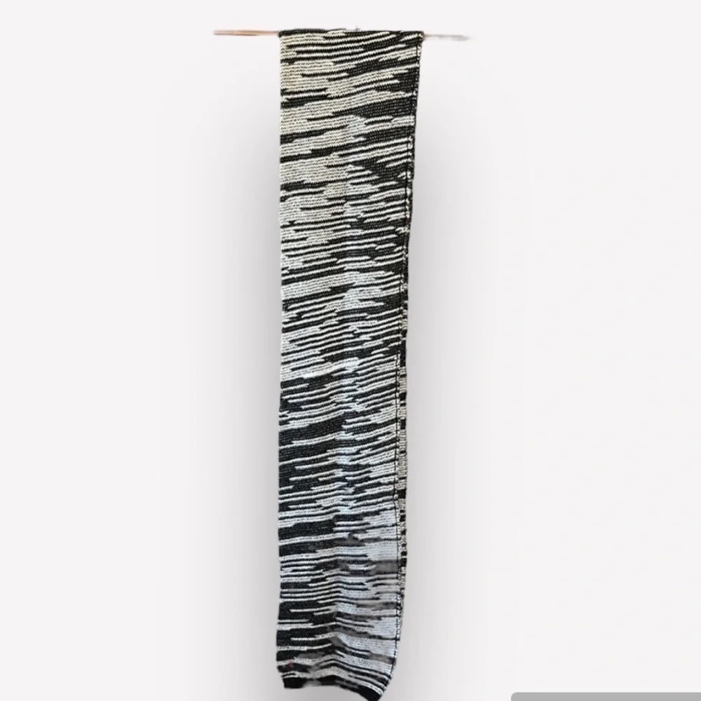 🍕🪻Old Bridge Argentina scarf black off white CLOSEOUT